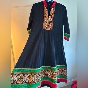 Black anarkali kurti